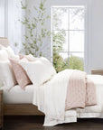Lyocell - King Eucalyptus Quilt Set Set of 3 - Blush