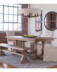 Stratford - Salvaged Wood Dining Table - Light Brown