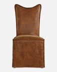 Delroy - Armless Chairs (Set of 2) - Cognac