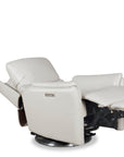 Salem - Swivel Recliner With Power Recline, Power Headrest, Power Lumbar, Layflat, 3" Footrest Extension
