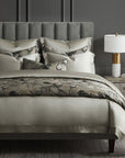 Pastoral Jacquard - Queen Comforter Set (Set of 3) - Champagne