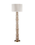 Helford - Floor Lamp - Light Brown / White