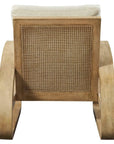 Barbora - Wooden Accent Chair
