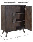 Hausen - 2 Door Mid-Century Cabinet -