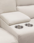 MS - Miles Zero Gravity Console Loveseat With Power Recline & Power Headrest