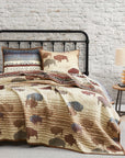 Home On The Range - King Reversible Quilt Set Set of 3 - Tan