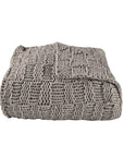 Chess Knit - Throw - Taupe
