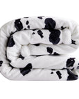 Campfire - Elsa Cowhide Campfire Sherpa Throw 6 Per Carton - Black / White