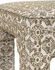 Satoria - Upholstered Small Bench - Green / White