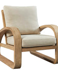 Barbora - Wooden Accent Chair