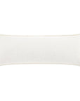 Stella - Faux Silk Velvet Long Lumbar Pillow - Stone