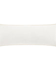 Stella - Faux Silk Velvet Long Lumbar Pillow - Stone