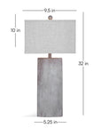 Jonas - Table Lamp - Gray