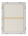 Simple Serenity - Framed Abstract Art - White / Light Blue