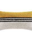 Solola - Handwoven Oblong Pillow - Yellow / Natural