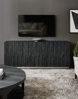 Chapman - Shou Sugi Ban Entertainment Console - Black