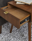 Ludwig - Occasional End Table - Dark Brown
