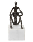 Sit Back Relax And Read - Iron Sculpture