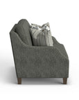 Gianna - Fabric Bench Loveseat With Nailhead Trim