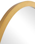 Elstree - Oval Mirror - Antique Brass