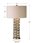 Amarey - Metal Ring Table Lamp - Gold