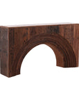 Cole - Console - Dark Brown / Beige