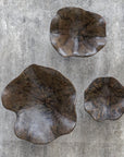 Two Wood - Wall Decor (Set of 3) - Mocha
