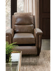 MS - Julian Zero Gravity Power Recliner with Power Headrest - Dark Brown