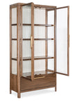 Eleana - Display Cabinet - Medium Wood
