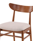 Johnson - Side Chair - Light Brown / Beige