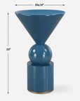 Trig - Blue Accent Table
