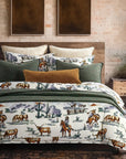 Ranch Life - Twin Reversible Comforter Set Set of 2 - Duffle Bag
