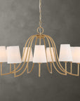 Seville - 9 Light Chandelier - Gold