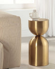 Golden Vessel - Modern Accent Table