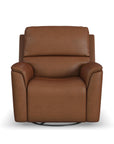 Henry - Power Swivel Gliding Recliner With Power Headrest, Lumbar, Heat & Massage