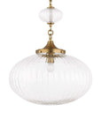 Bellaire - 1 Light Glass Shade Pendant - Gold