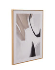 Eartha Canvas Art Set of 3 - Beige / Black