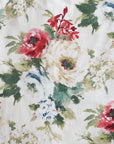 Peony - King Washed Linen Comforter Set Set of 3 - Blossom