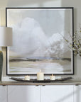 Soft Clouds - Framed Print - Silver
