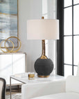 Arnav - Textured Lamp - Black