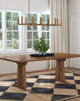 Lincoln - Rectangular Dining Table - Brown