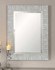 Belaya - Wood Mirror - Gray