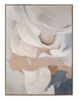 Soft Contours II Framed Canvas - Green