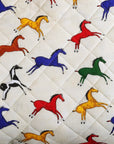 Wild Horses - King Reversible Quilt Set Set of 3 - Multi Color
