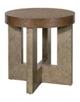 Nova - End Table - Cerused Charcoal Oak