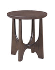 Dunnigan - Oak End Table - Dark Brown