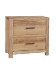 Crafted Oak - Nightstand 2 Drawers