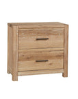 Crafted Oak - Nightstand 2 Drawers