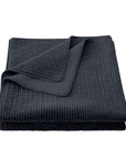 Stonewashed Cotton Velvet - Twin Quilt - Navy