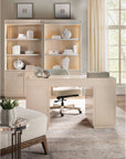 Marlowe - Knee-Hole Desk - Polished Limestone